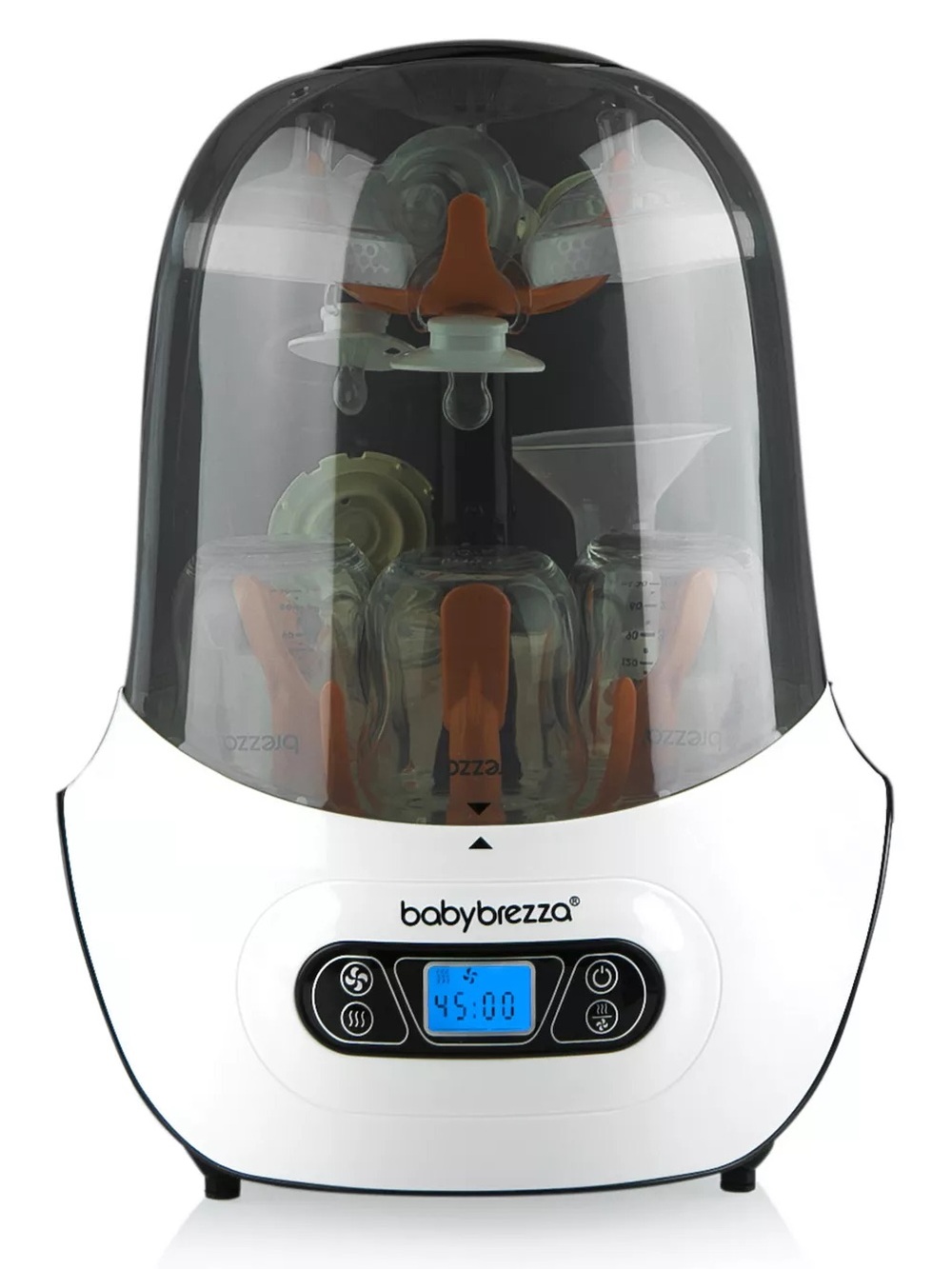 Baby Brezza White and Gray Electric Bottle Sterilizer